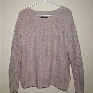 Knit long-sleeve sweater
